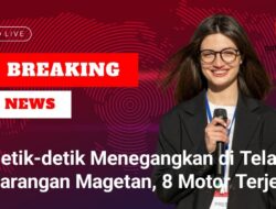 Detik-detik Menegangkan di Telaga Sarangan Magetan, 8 Motor Terjebur!