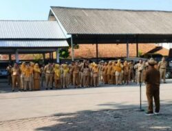 Disiplin Jadi Kunci, DPUPR Kab. Pemalang Awali Pekan dengan Apel Pagi