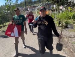 Jaga Sumber Mata Air, Ratusan Relawan Tanam Ratusan Bibit Pohon di Embung Pasaren