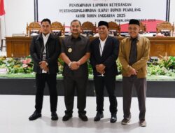 LKPJ 2025 Disampaikan, Bupati Pemalang Tegaskan Akuntabilitas dan Transisi Pembangunan