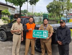 Utamakan Keselamatan Warga, Kecamatan Pulosari dan BPBD Pasang Rambu Evakuasi