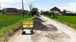 DPU PR Pemalang Eksekusi Rekonstruksi Jalan Kebondalem – Caur