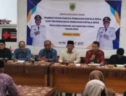 Kawal Pilkades Serentak 2026, Tim Kecamatan Comal Fasilitasi Musdes Desa Gandu