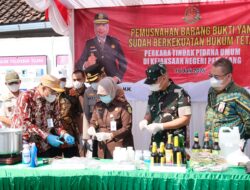 Barang Bukti 52 Perkara Inkrah Dimusnahkan di Pemalang, Narkoba hingga Miras Musnah