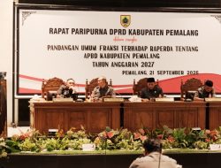 Rapat Paripurna DPRD Bahas Raperda APBD Pemalang 2027