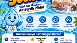Promo Akhir Tahun, Pasang Sambungan Air Bersih Tirta Mulia Pemalang Cukup DP Rp500 Ribu