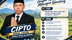 Cipto Perkenalkan Visi-Misi, Pertanian Jadi Perhatian Bakal Calon Kades Glandang