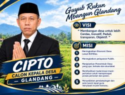Cipto Perkenalkan Visi-Misi, Pertanian Jadi Perhatian Calon Kades Glandang
